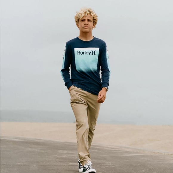 Hurley Boys Tan Jogger Pants - Picture 2 of 7